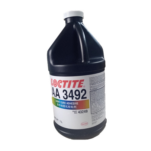 乐泰3492 Loctite3492 乐泰胶水 乐泰UV胶 光固化
