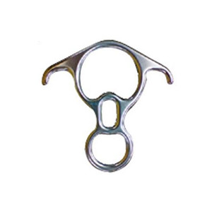 代尔塔509044 铝制带耳8字环 防坠落 绳索作业 劳保防护用品