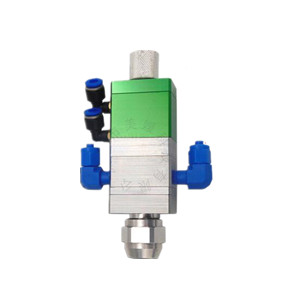 3242D双液点胶阀回吸式大流量不锈钢单气缸微调出胶