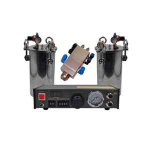 双液点胶阀大流量双组份硅胶点胶机2000D全自动点胶机ab胶点胶