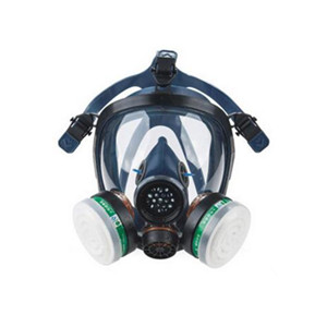思创ST-S100-3双罐硅胶大视野防毒防尘全面罩 球型全面具 防甲醛