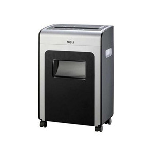 碎纸机得力9913电动离子净碎纸机家用/办公大功率颗粒静音型