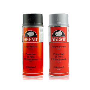 德国进口原排气管漆雅科美/AKEMI 黑色银色