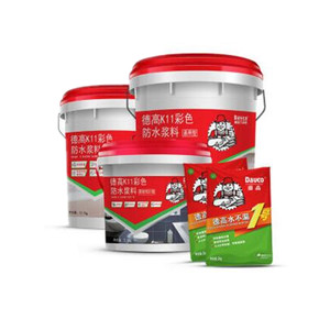 德高防水k11通用型防水材料套餐 卫生间厨房防水涂料 阳台屋顶防水 蓝色