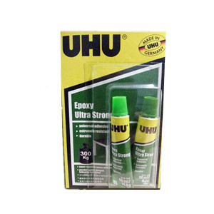 德国 UHU胶水 超级长久环氧树脂粘合胶 AB胶 37550